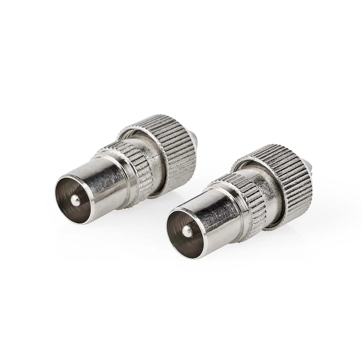 IEC (Coax) Connector Recht - Male - Vernikkeld - Image 5