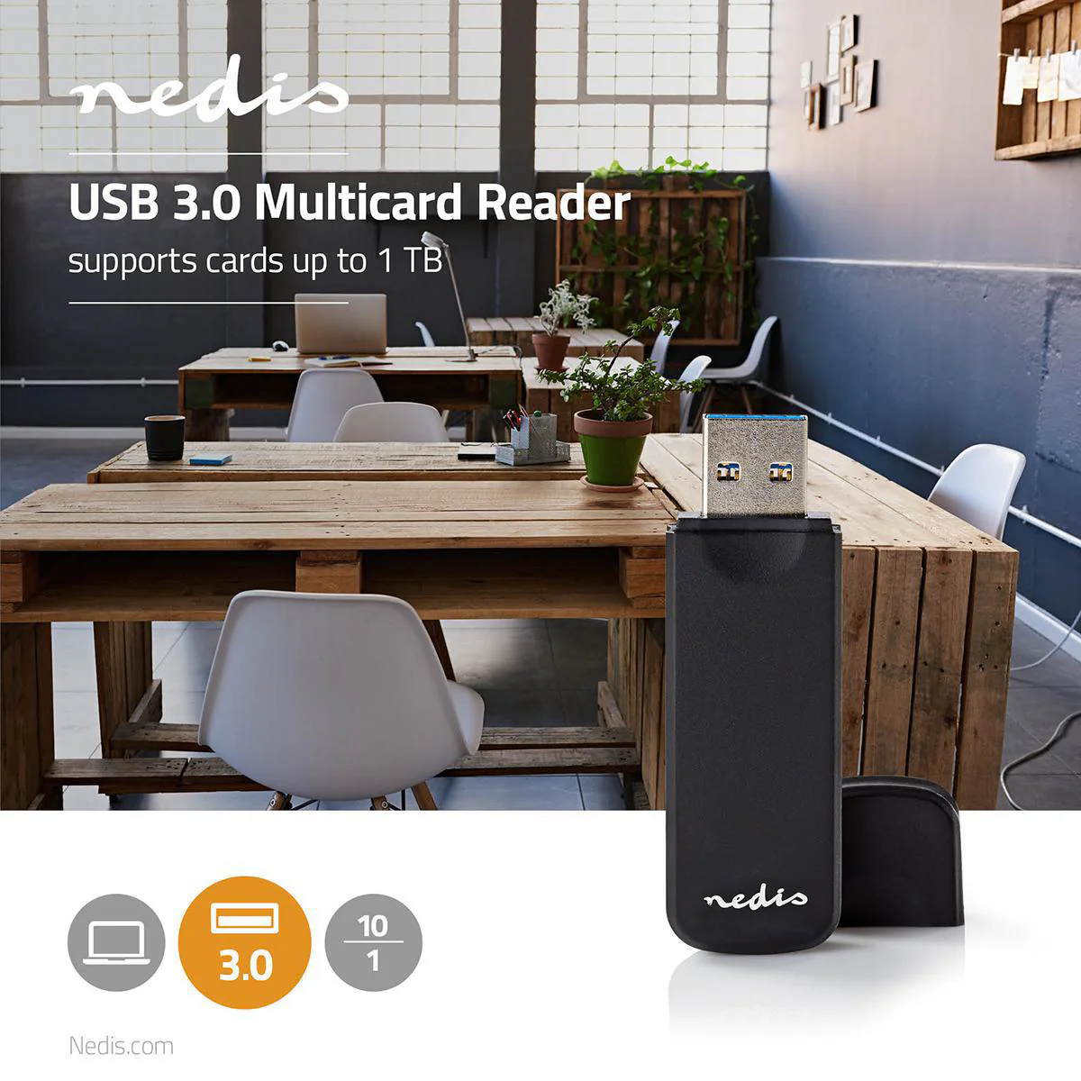 Kaartlezer microSD (TF) / microSDHC (TF) / microSDXC (TF) / MMC / SD / SDHC / SDXC - USB 3.2 Gen1 - Image 4