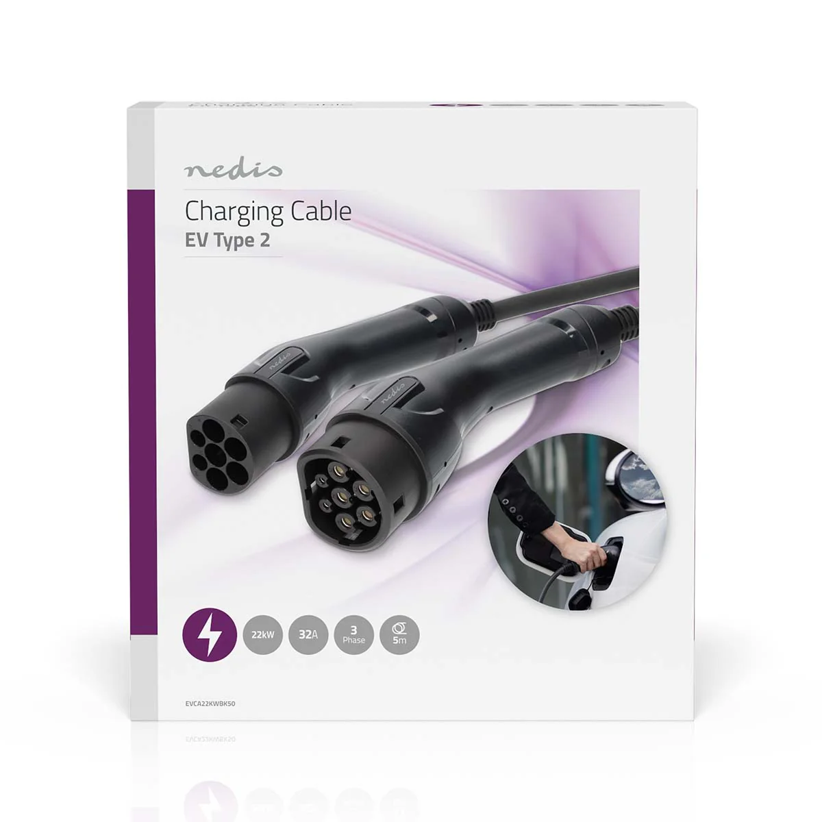 Kabel voor elektrische voertuigen Cable Type 2 - 32.0A - 22000W - Image 6