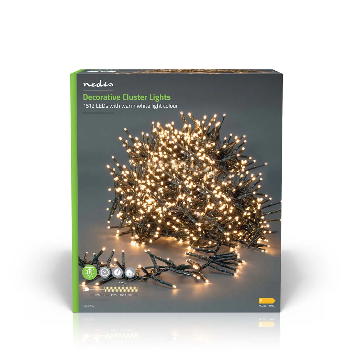 Kerstverlichting Cluster - 1512 LED's - Warm Wit - Image 10
