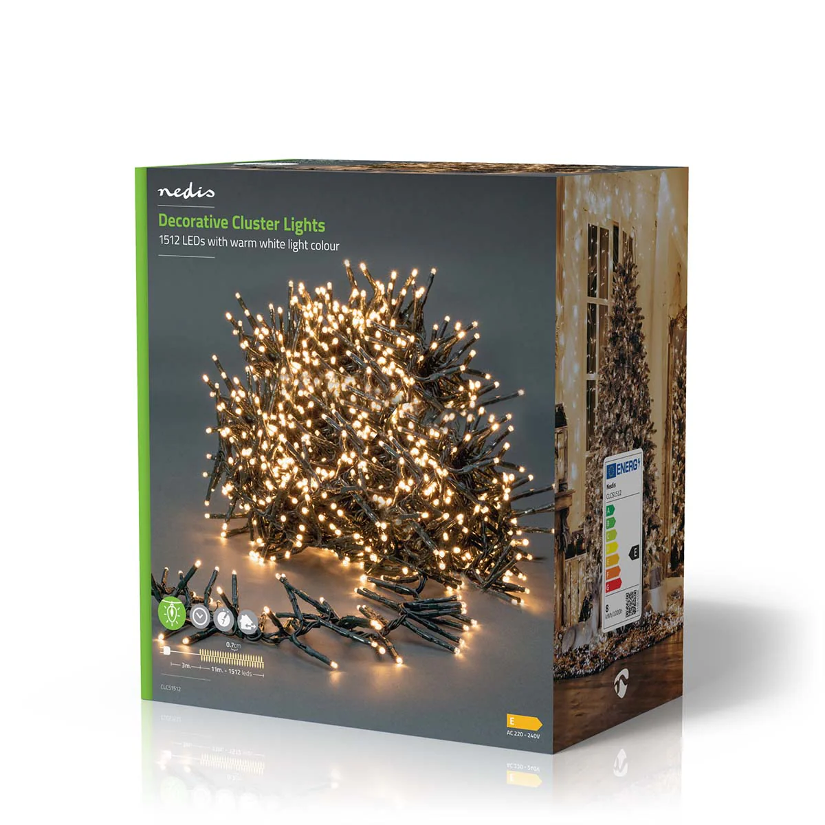 Kerstverlichting Cluster - 1512 LED's - Warm Wit - Image 11
