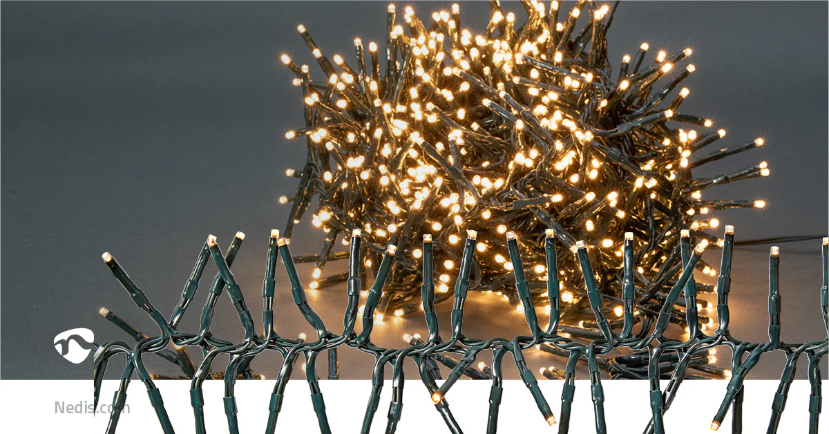Kerstverlichting Cluster - 576 LED's - Warm Wit - Image 13