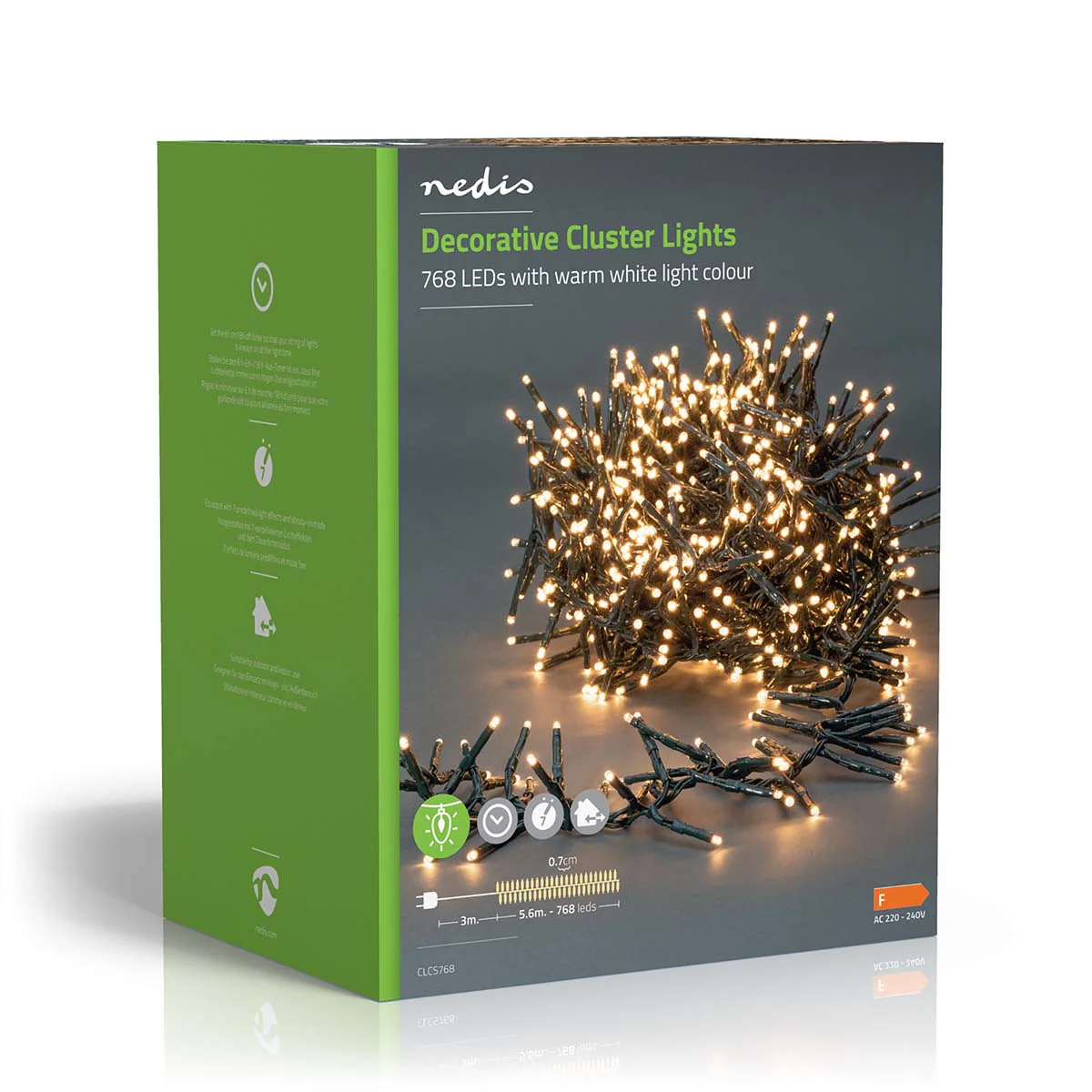 Kerstverlichting Cluster - 768 LED's - Warm Wit - Image 12