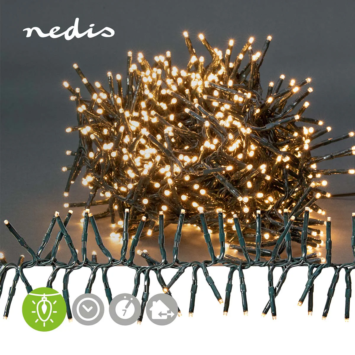 Kerstverlichting Cluster - 768 LED's - Warm Wit - Image 9