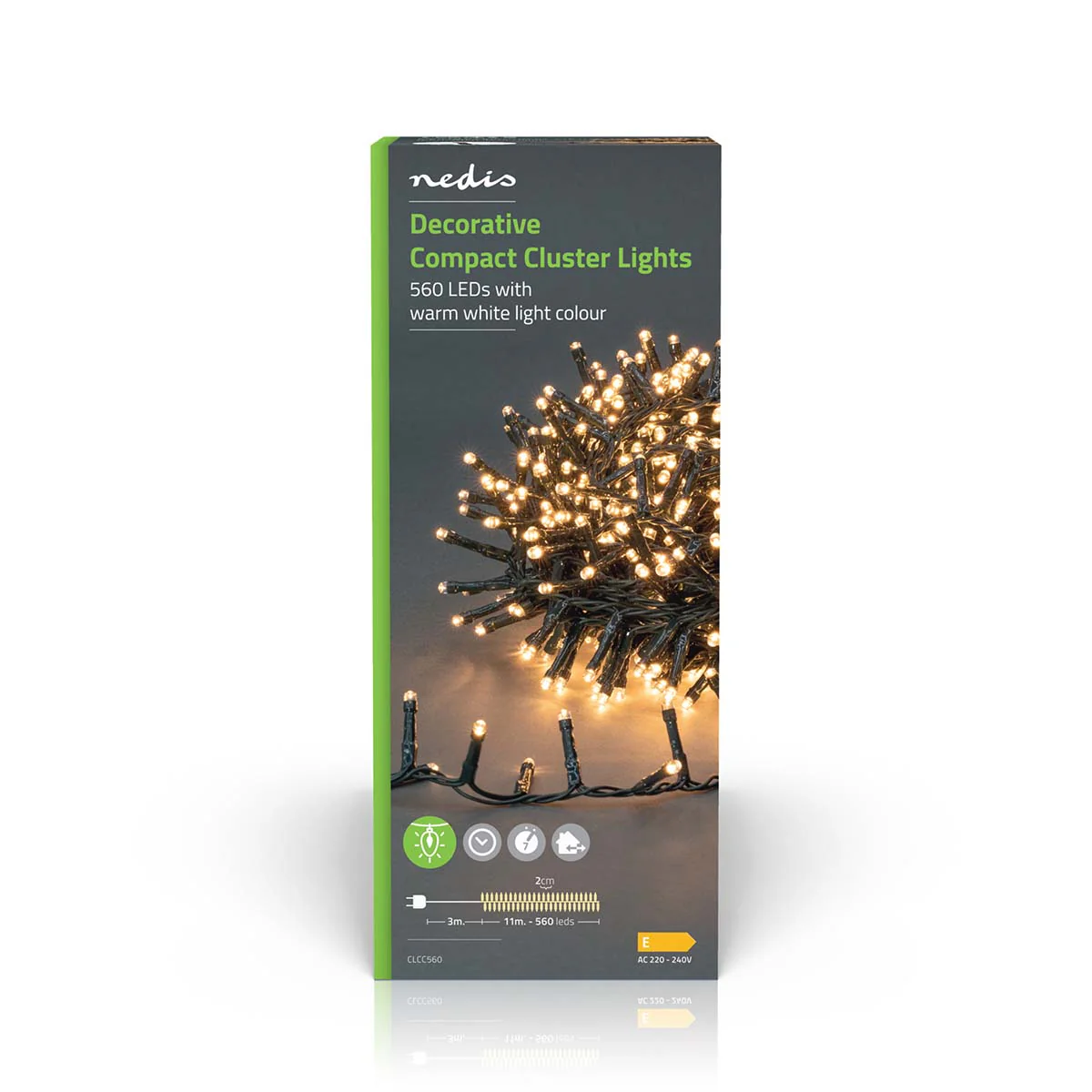 Kerstverlichting Compacte cluster - 560 LED's - Warm Wit - Image 12