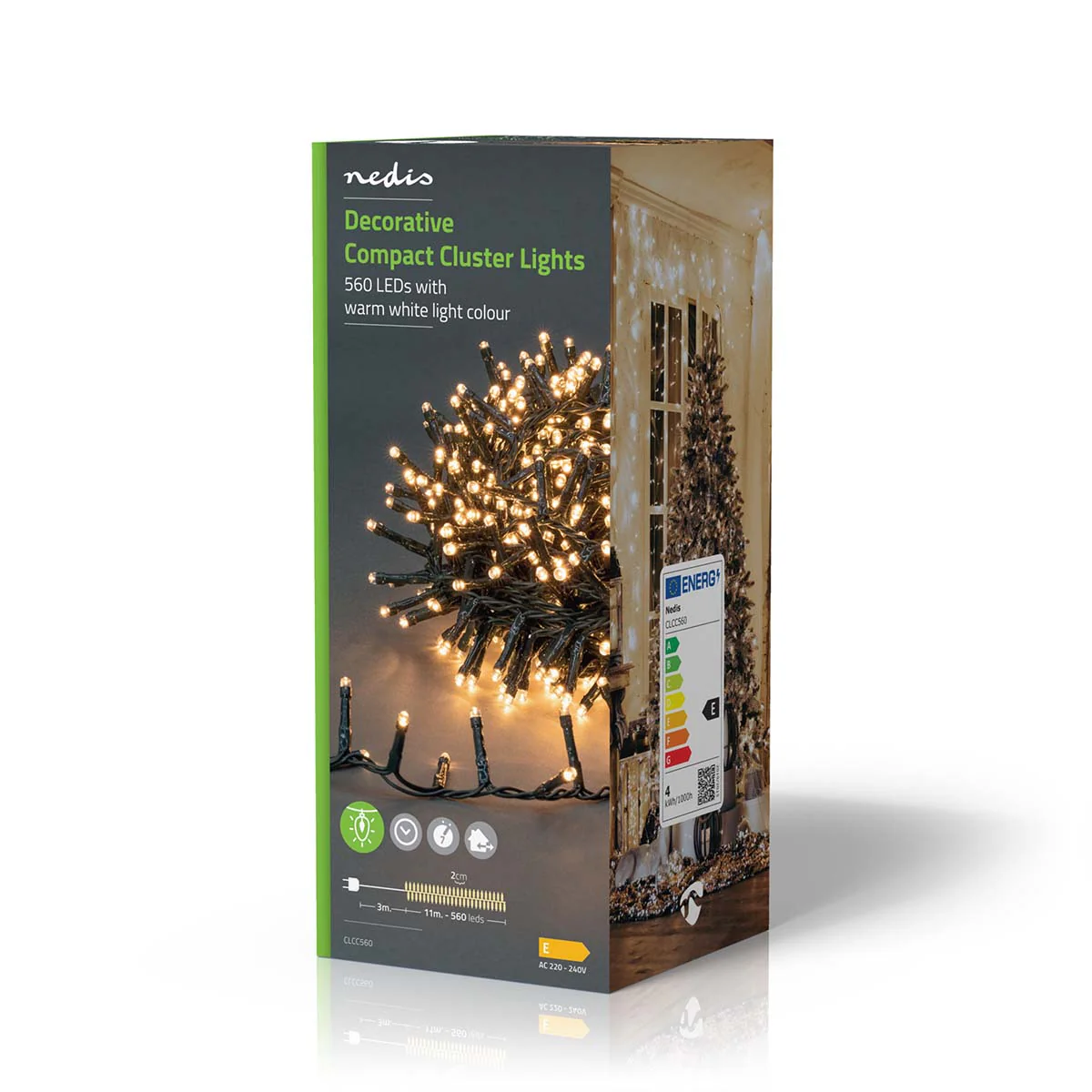 Kerstverlichting Compacte cluster - 560 LED's - Warm Wit - Image 13