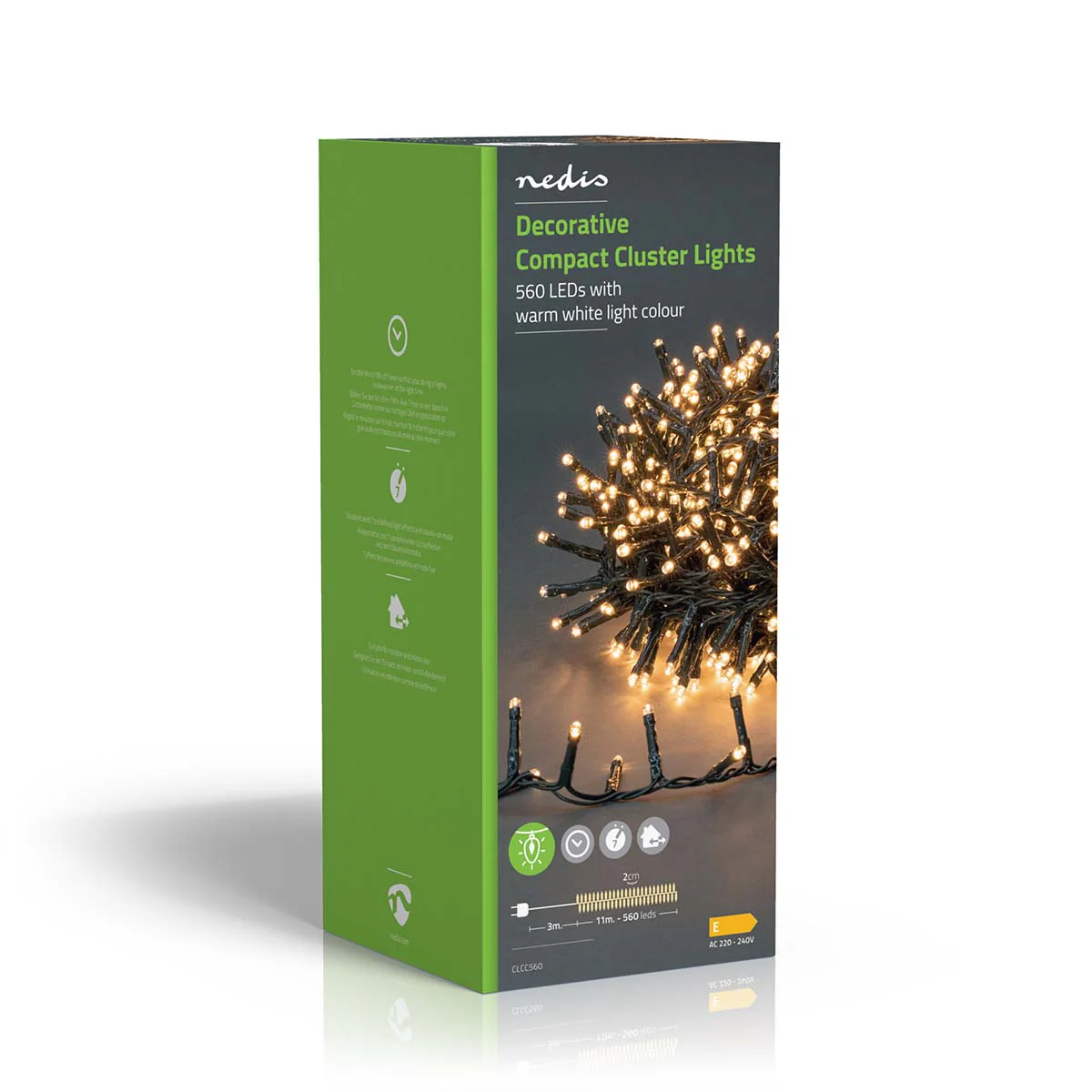 Kerstverlichting Compacte cluster - 560 LED's - Warm Wit - Image 14