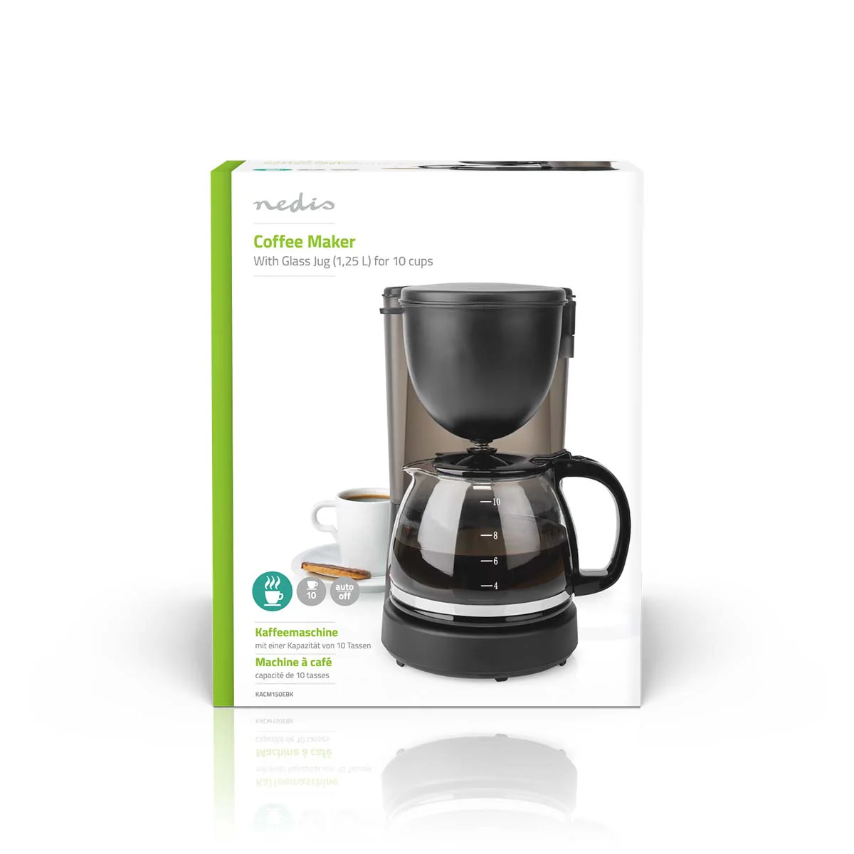 Koffiezetapparaat Filter Koffie - 1.25l - 10 Kopjes - Image 17