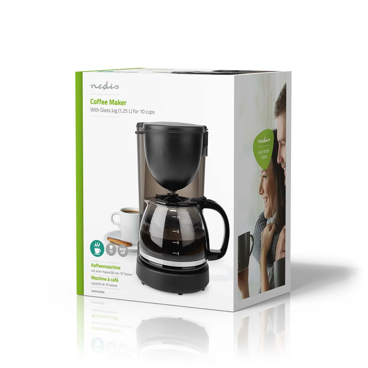 Koffiezetapparaat Filter Koffie - 1.25l - 10 Kopjes - Image 18