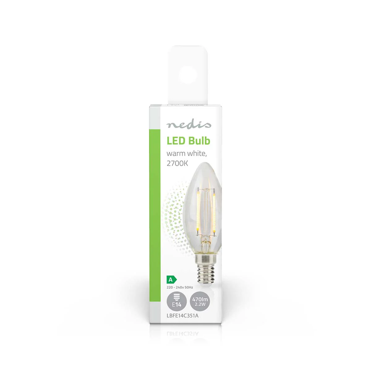 LED-Filamentlamp E14 Kaars - 2.2W - 470 lm - Image 3