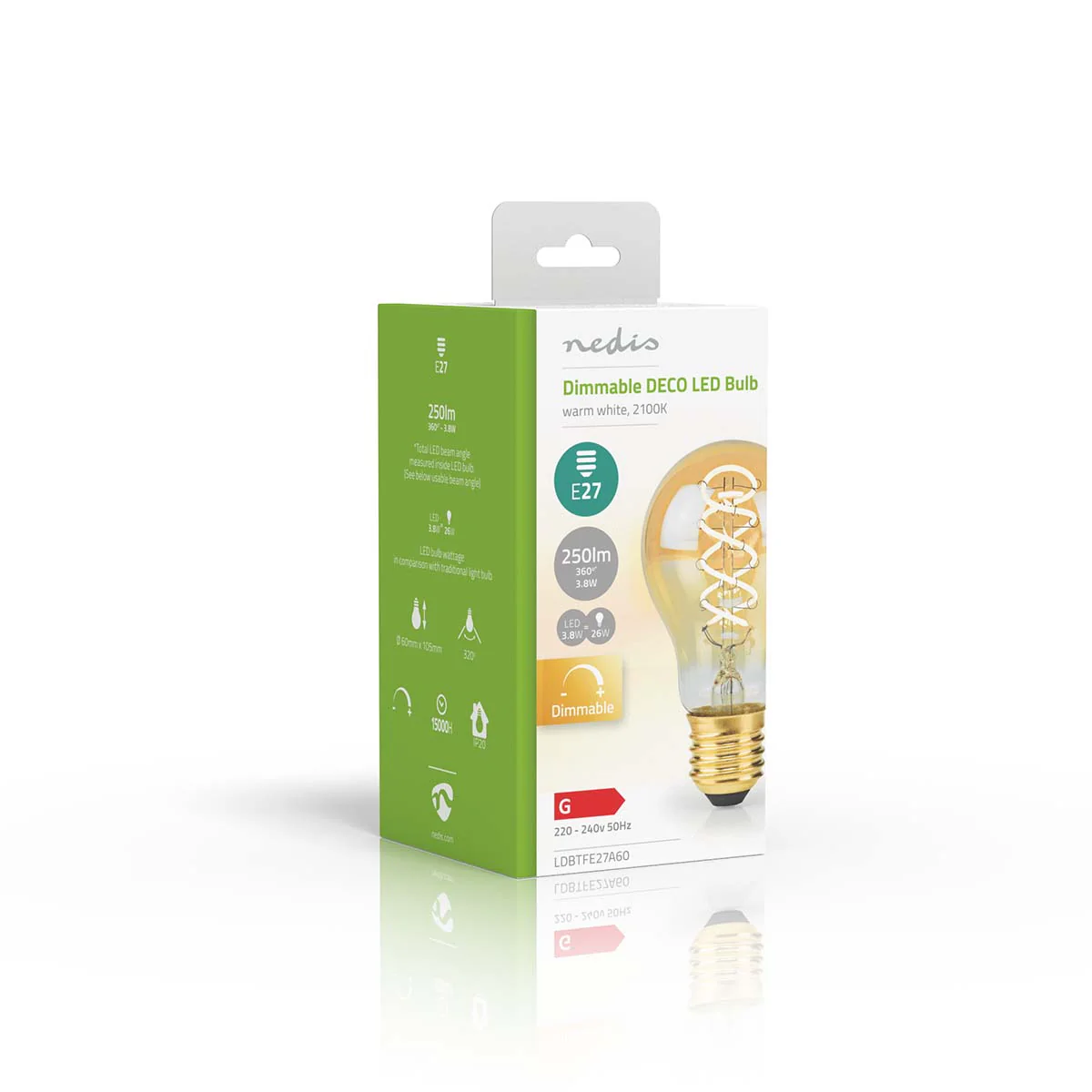 LED-Filamentlamp E27 A60 - 3.8W - 250 lm - Image 5