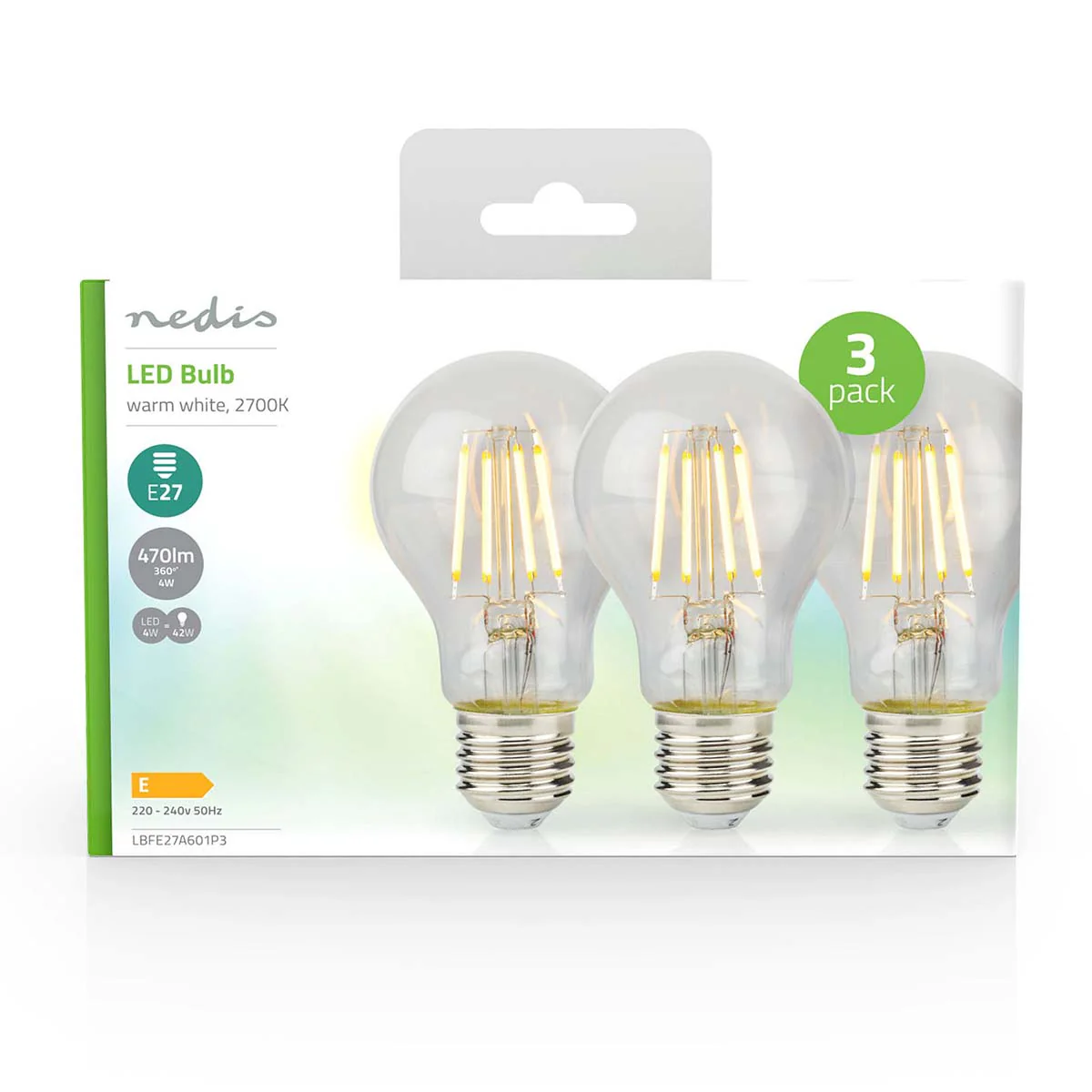 LED-Filamentlamp E27 A60 - 4W - 470 lm - Image 4