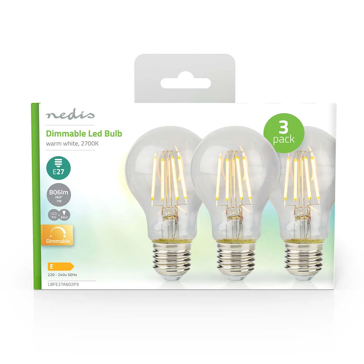 LED-Filamentlamp  E27 A60 - 7W - 806 lm - Image 4