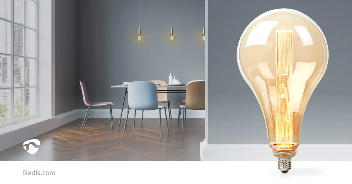 LED-Filamentlamp E27 PS165 - 3.5W - 120 lm - Image 10