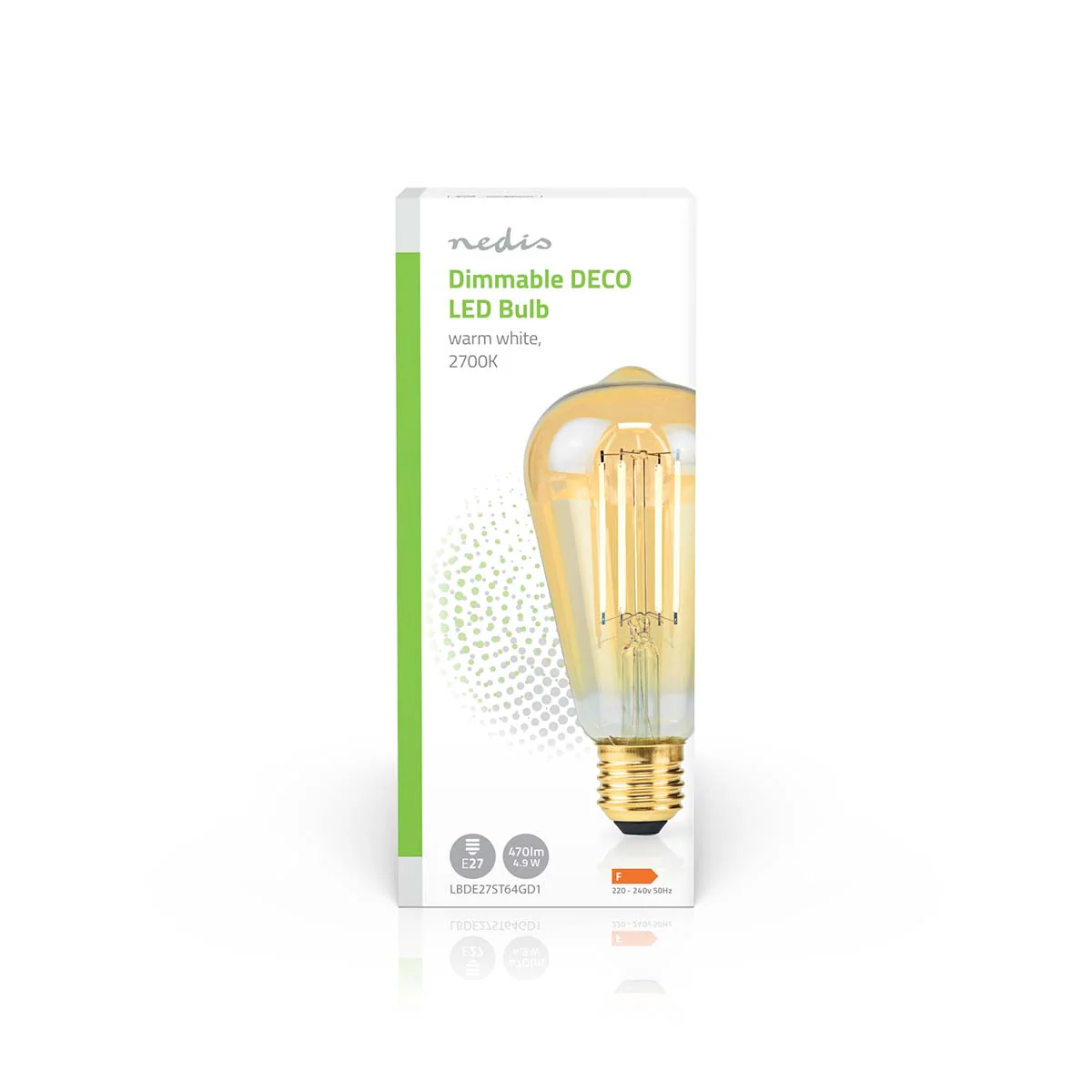 LED-Filamentlamp  E27 ST64 - 4.9W - 470 lm - Image 3