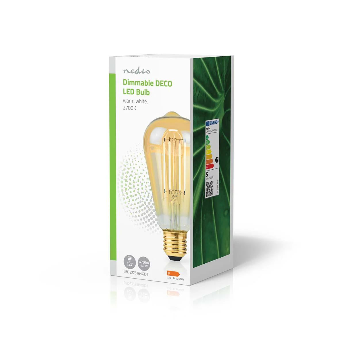 LED-Filamentlamp  E27 ST64 - 4.9W - 470 lm - Image 4