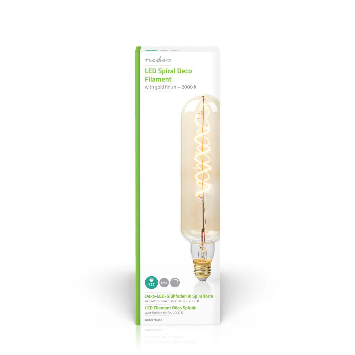 LED-Filamentlamp E27 T65 - 8.5W - 600 lm - Image 4