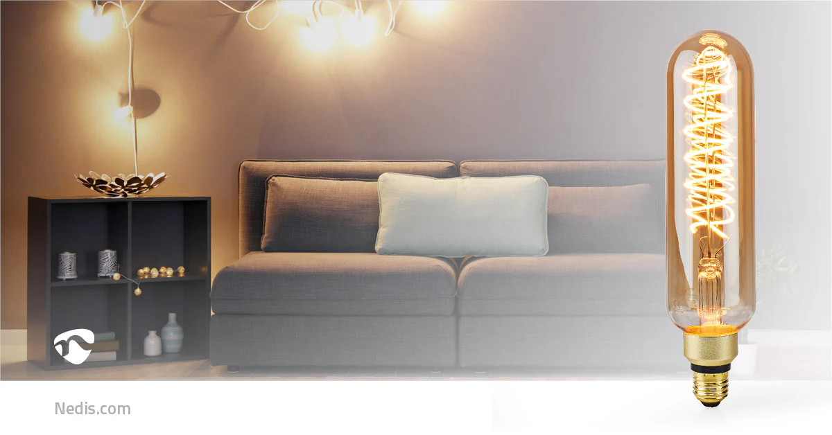 LED-Filamentlamp E27 T65 - 8.5W - 600 lm - Image 7