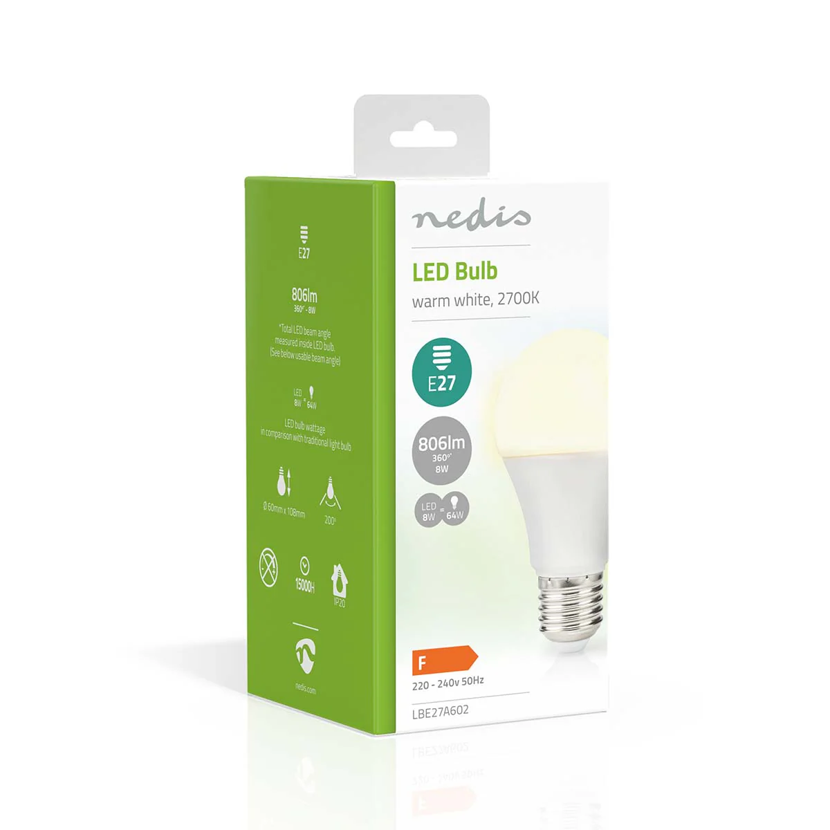 LED-Lamp E27 A60 - 8.0W - 806 lm - Image 5