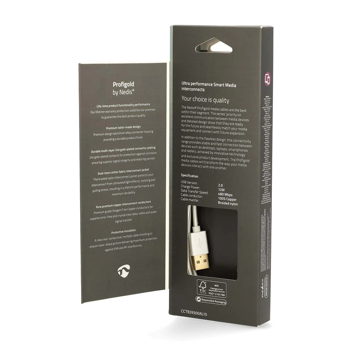 Lightning Kabel USB 2.0 - Apple Lightning 8-Pins - USB-A Male - Image 11