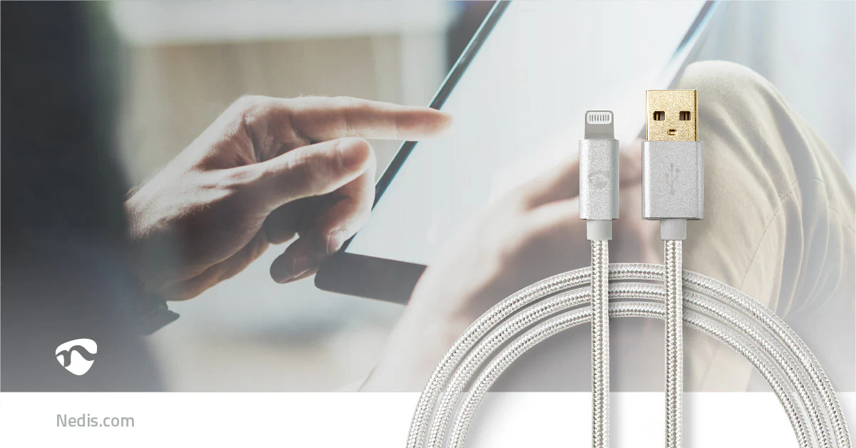Lightning Kabel USB 2.0 - Apple Lightning 8-Pins - USB-A Male - Image 12