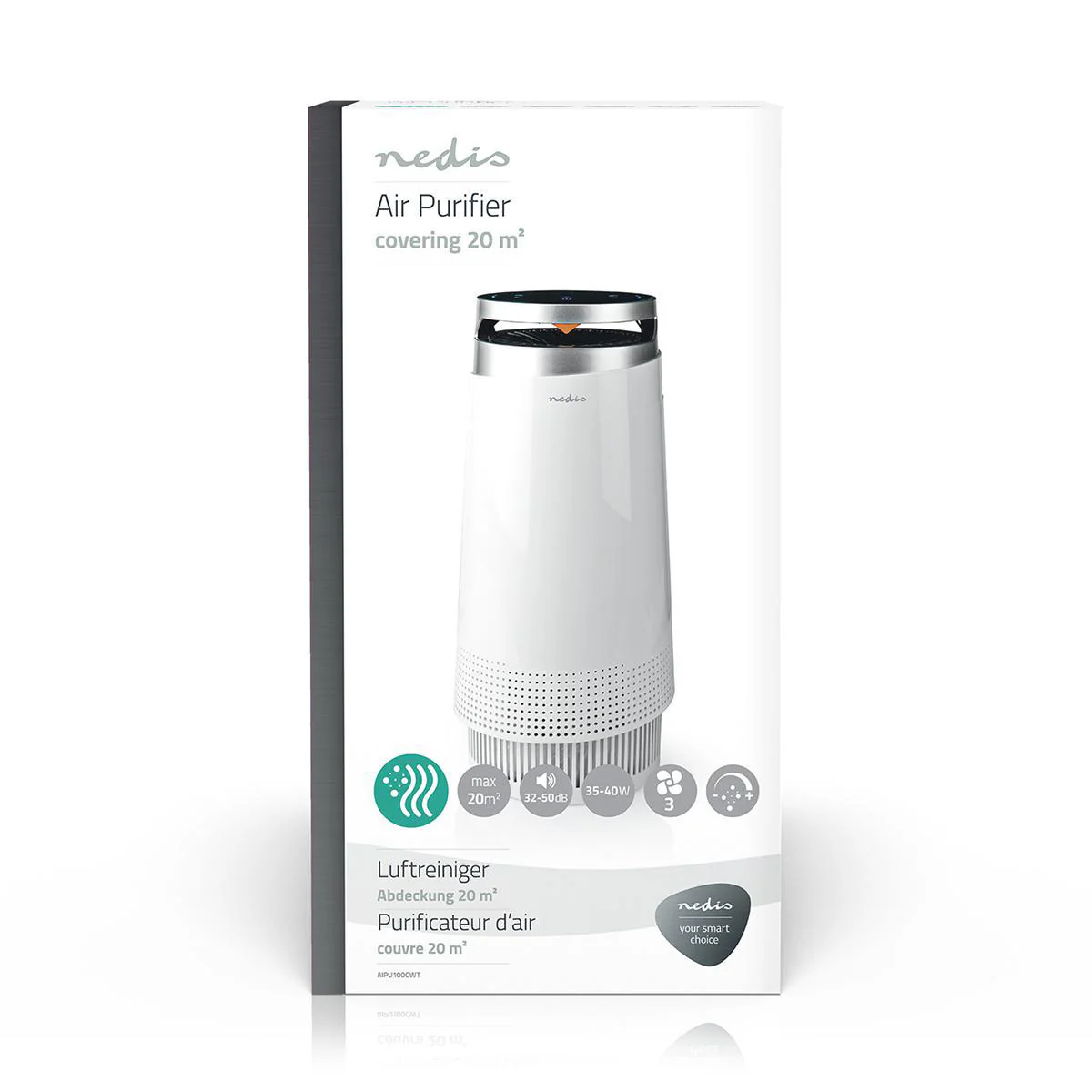 Luchtreiniger Geschikt voor ruimtes tot: 20 m² - Clean Air Delivery Rate (CADR): 130 m³/h - Luchtkwaliteitsindicator - Image 6