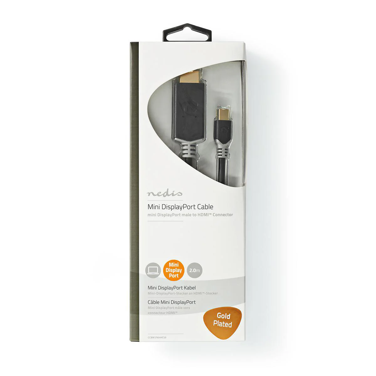 Mini DisplayPort-Kabel DisplayPort 1.4 - Mini-DisplayPort Male - HDMI™ Connector - Image 4