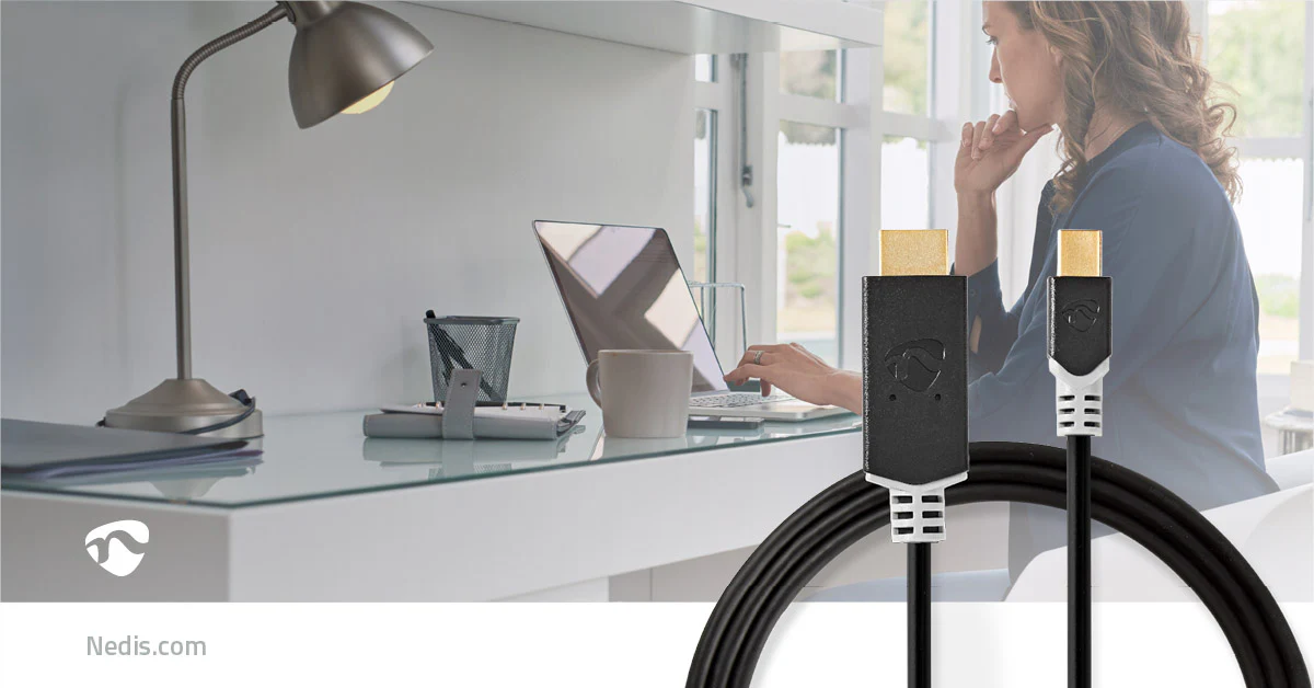 Mini DisplayPort-Kabel DisplayPort 1.4 - Mini-DisplayPort Male - HDMI™ Connector - Image 5
