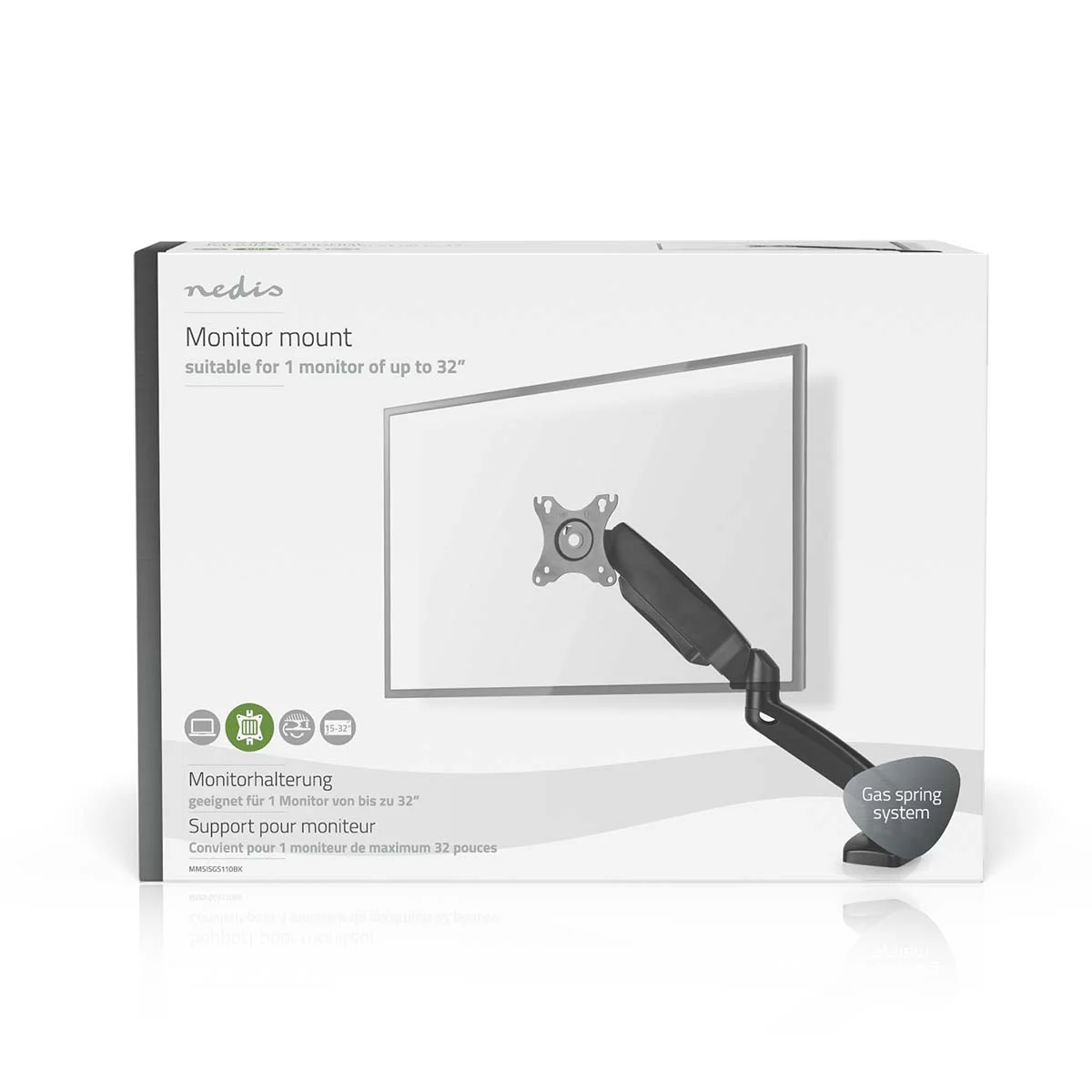 Monitorbeugel voor Bureaus Gasveer - 1 Scherm - 15 - 32" - Image 7