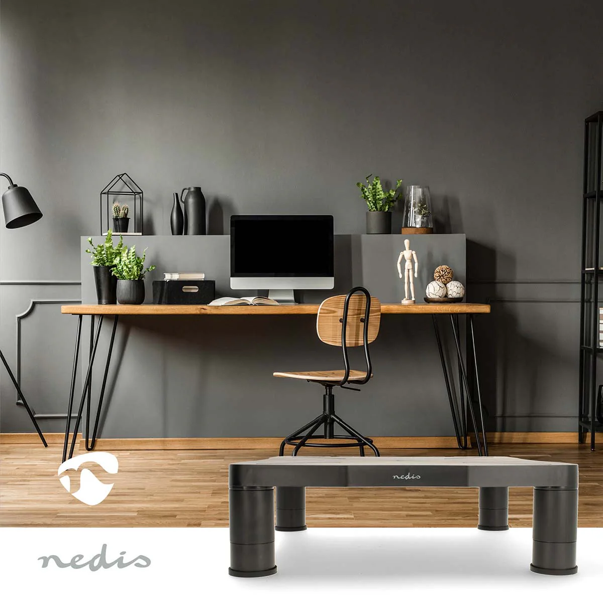 Monitorstandaard Ergonomie: Yes - Maximaal draagvermogen: 18 kg - Universeel - Image 6