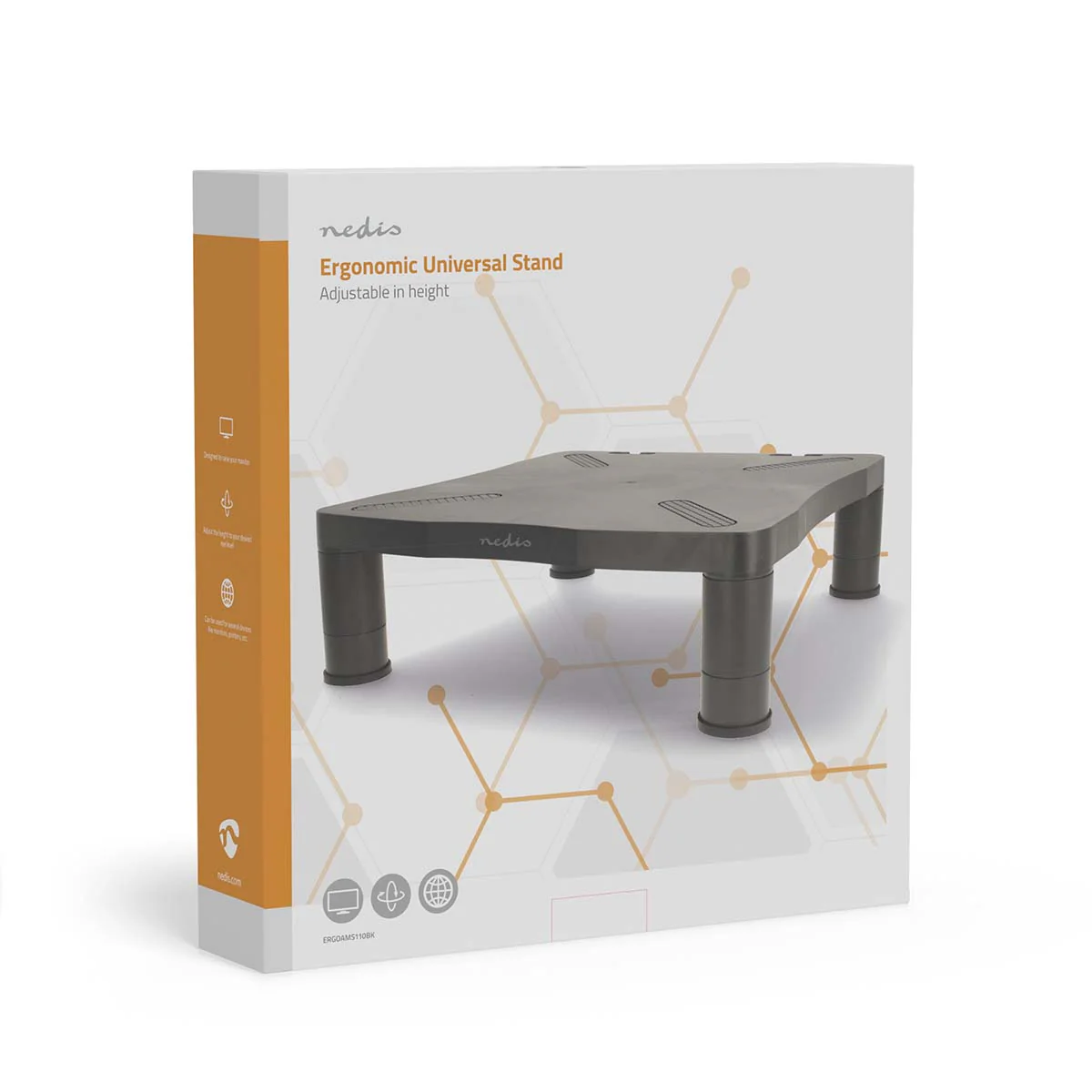 Monitorstandaard Ergonomie: Yes - Maximaal draagvermogen: 18 kg - Universeel - Image 9