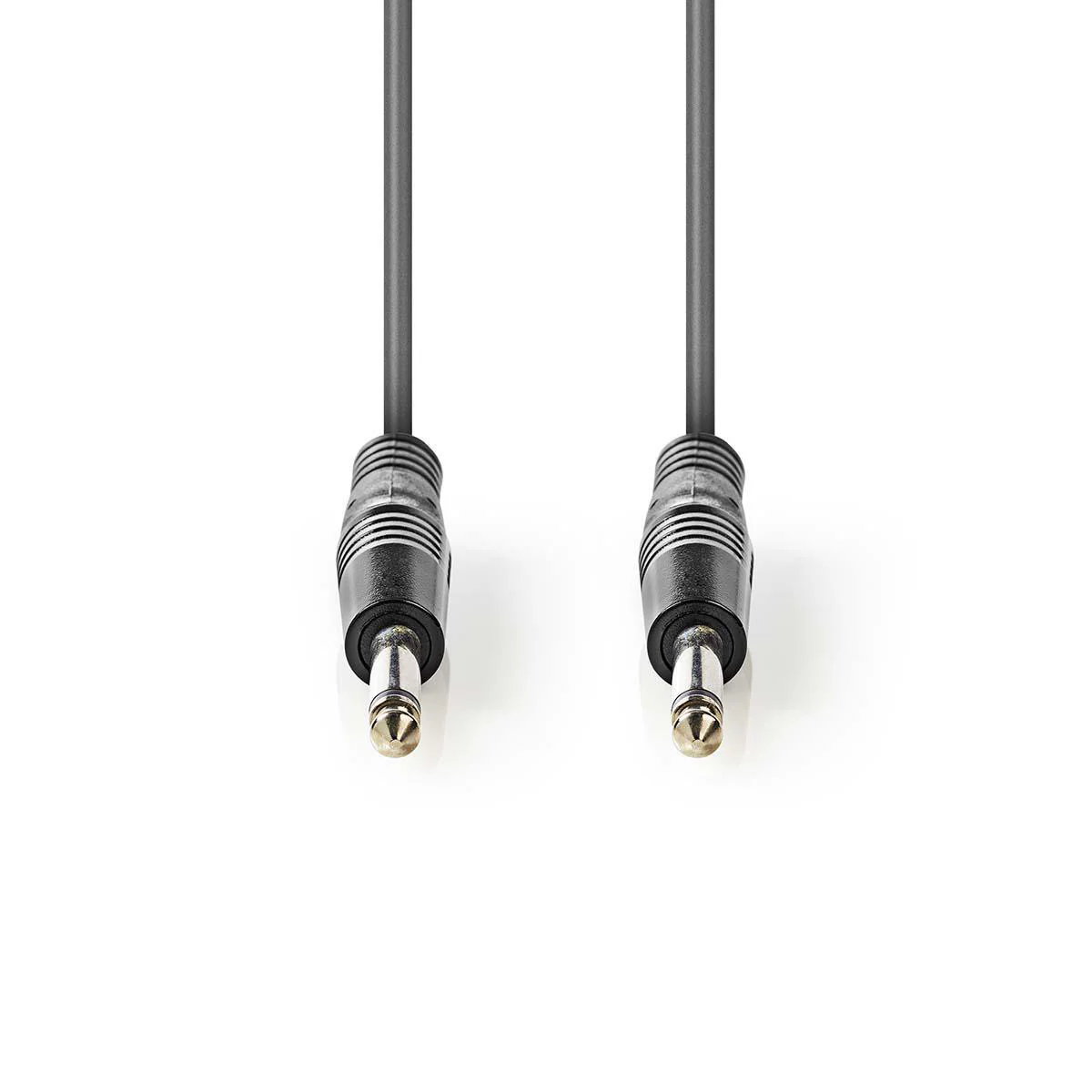 Mono-Audiokabel 6,35 mm Male - 6,35 mm Male - Vernikkeld - Image 2