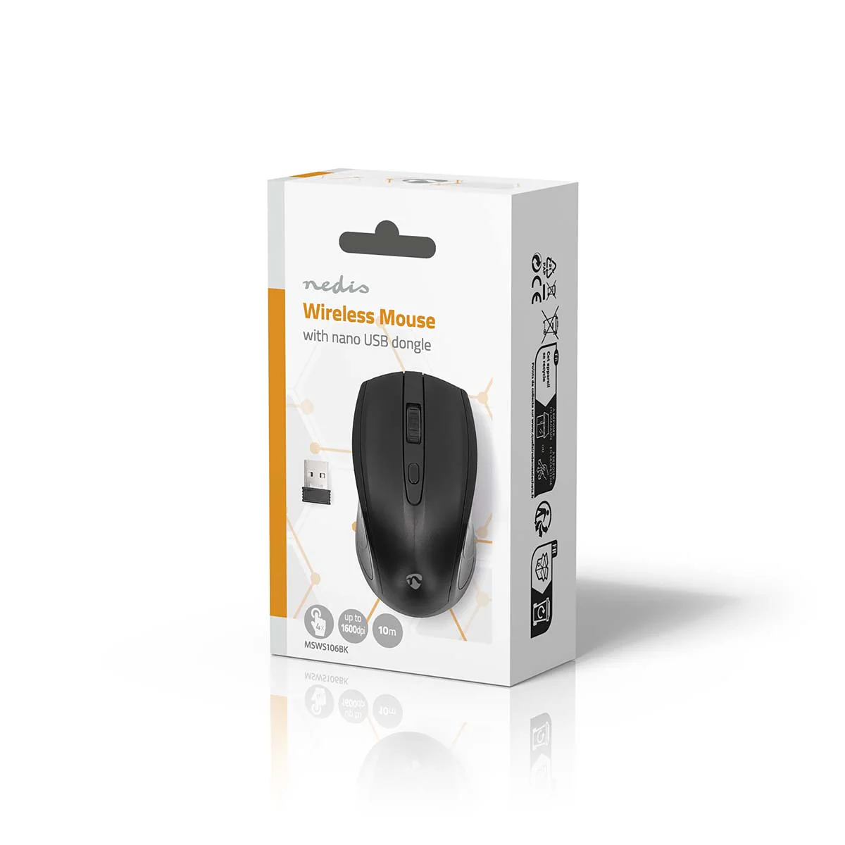Muis Draadloos - 800 / 1200 / 1600 dpi - Instelbare DPI - Image 10