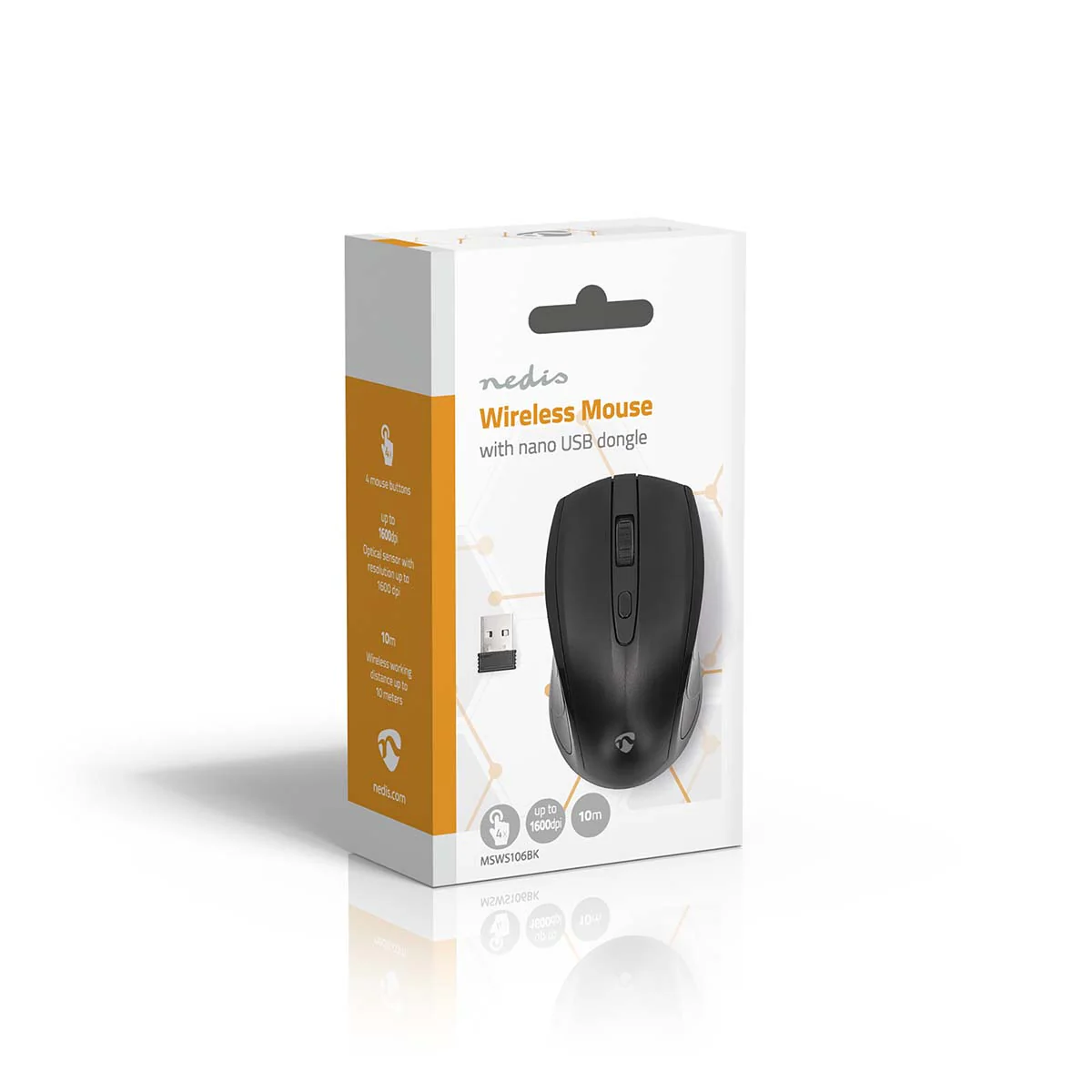 Muis Draadloos - 800 / 1200 / 1600 dpi - Instelbare DPI - Image 11