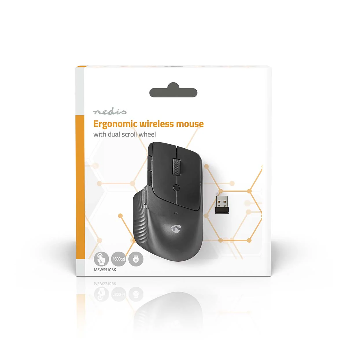 Muis Draadloos - 800 / 1200 / 1600 dpi - Instelbare DPI - Image 9