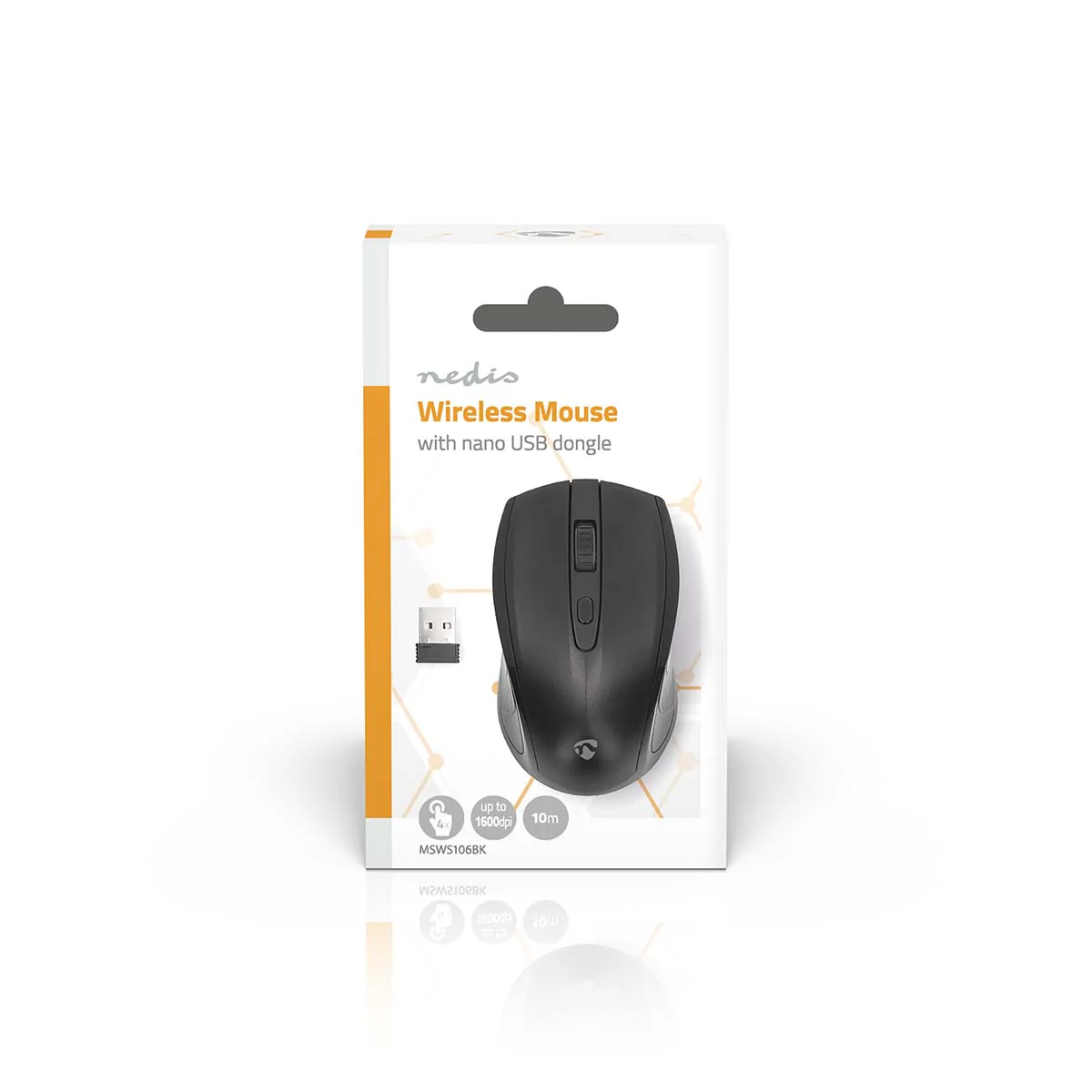 Muis Draadloos - 800 / 1200 / 1600 dpi - Instelbare DPI - Image 9