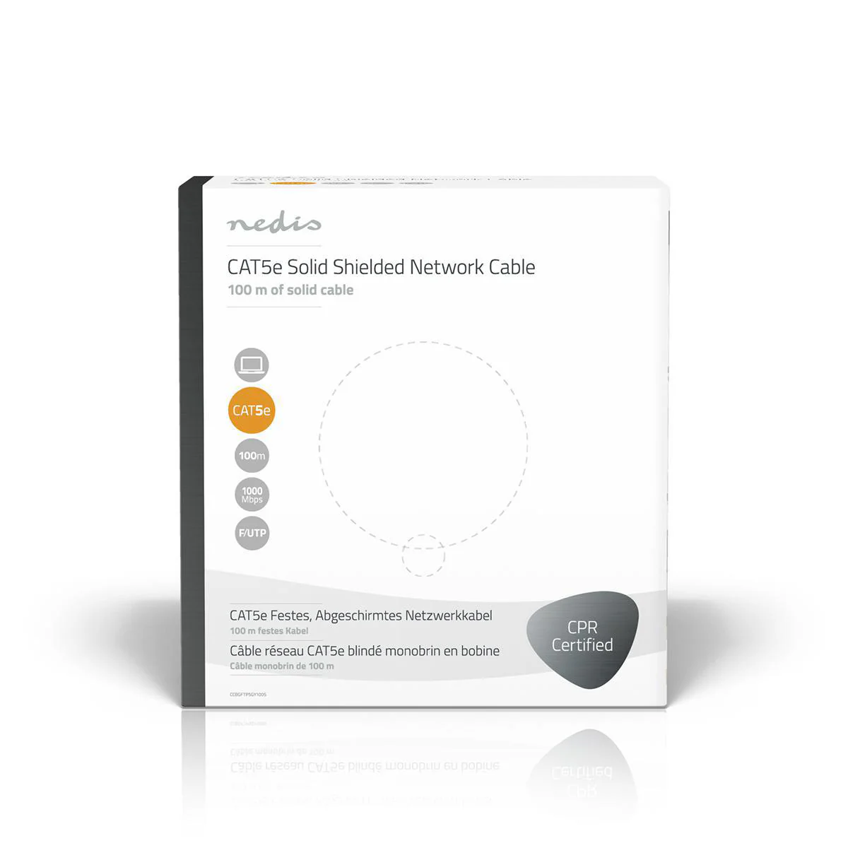CAT5e Netwerkkabel Rol Solid - F/UTP - Koper - Image 3