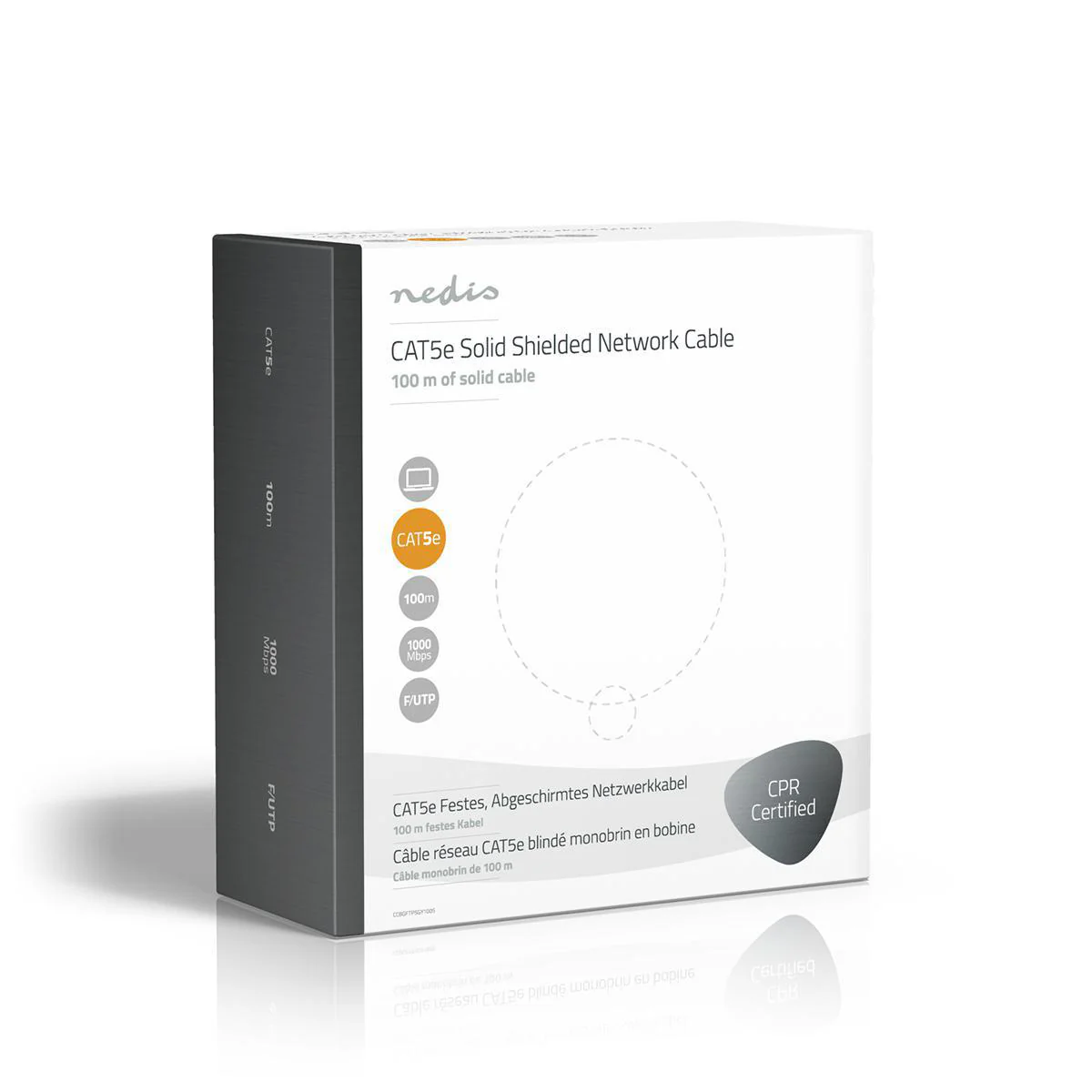 CAT5e Netwerkkabel Rol Solid - F/UTP - Koper - Image 5