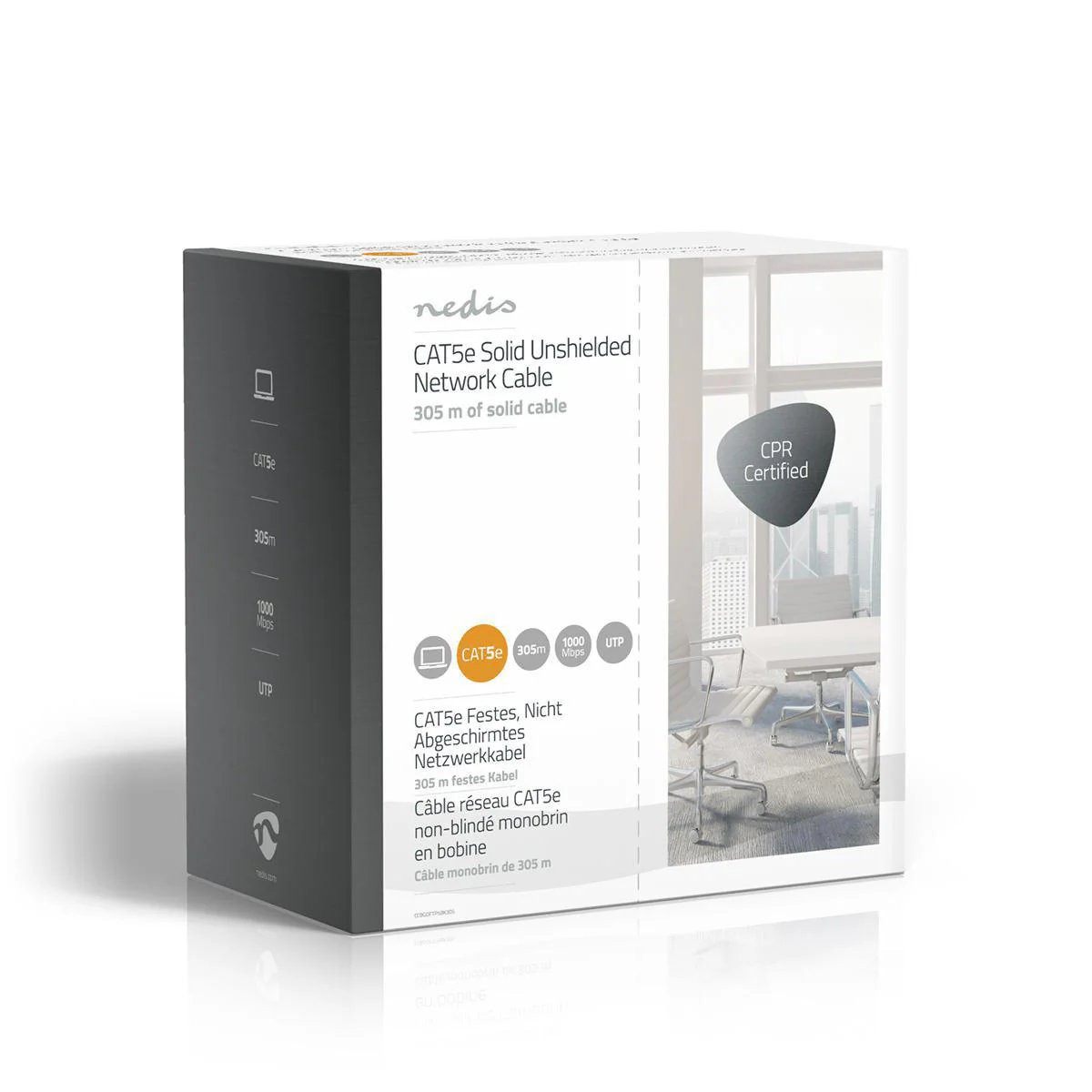 CAT5e Netwerkkabel Rol Solid - U/UTP - Koper - Image 5