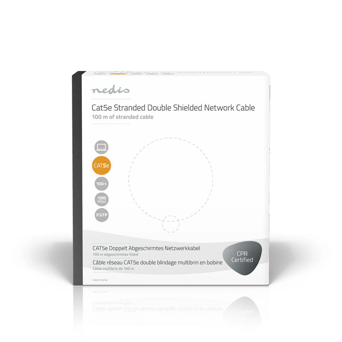 CAT5e Netwerkkabel Rol Stranded - SF/UTP - Koper - Image 4