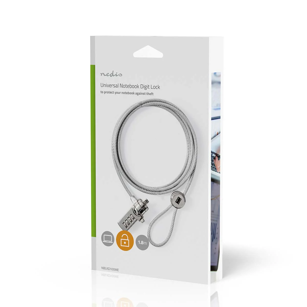 Notebook-Slot Type vergrendeling: Digit - 1.80m - Zink Legering - Image 6
