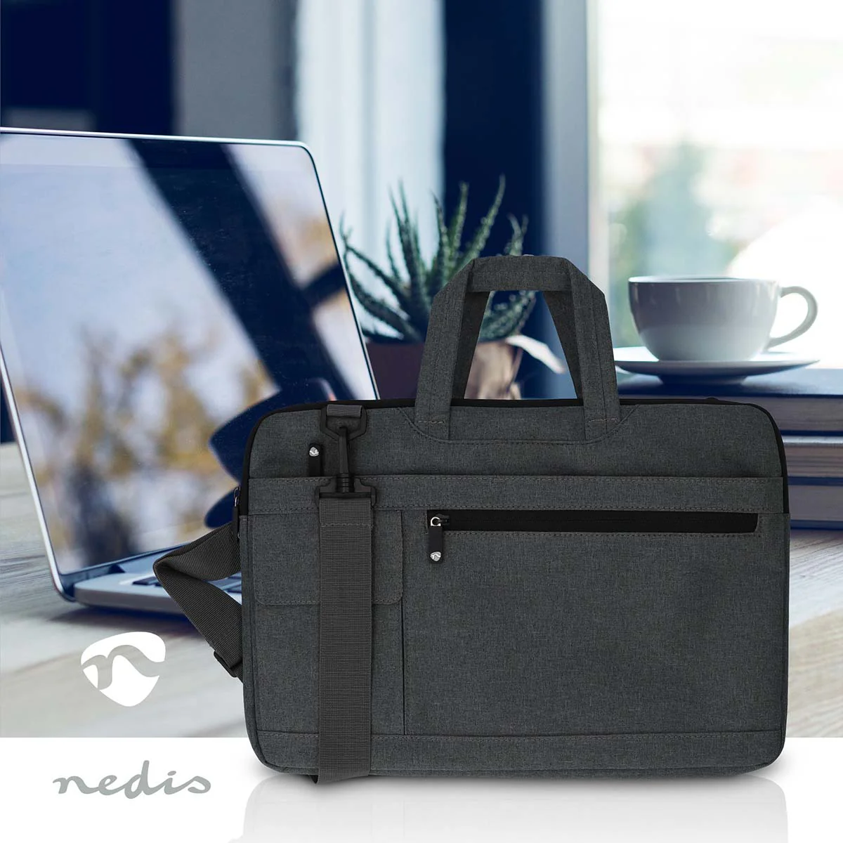 Notebook-Tas 15 - 16" - Draagriem - 8 Compartimenten - Image 5