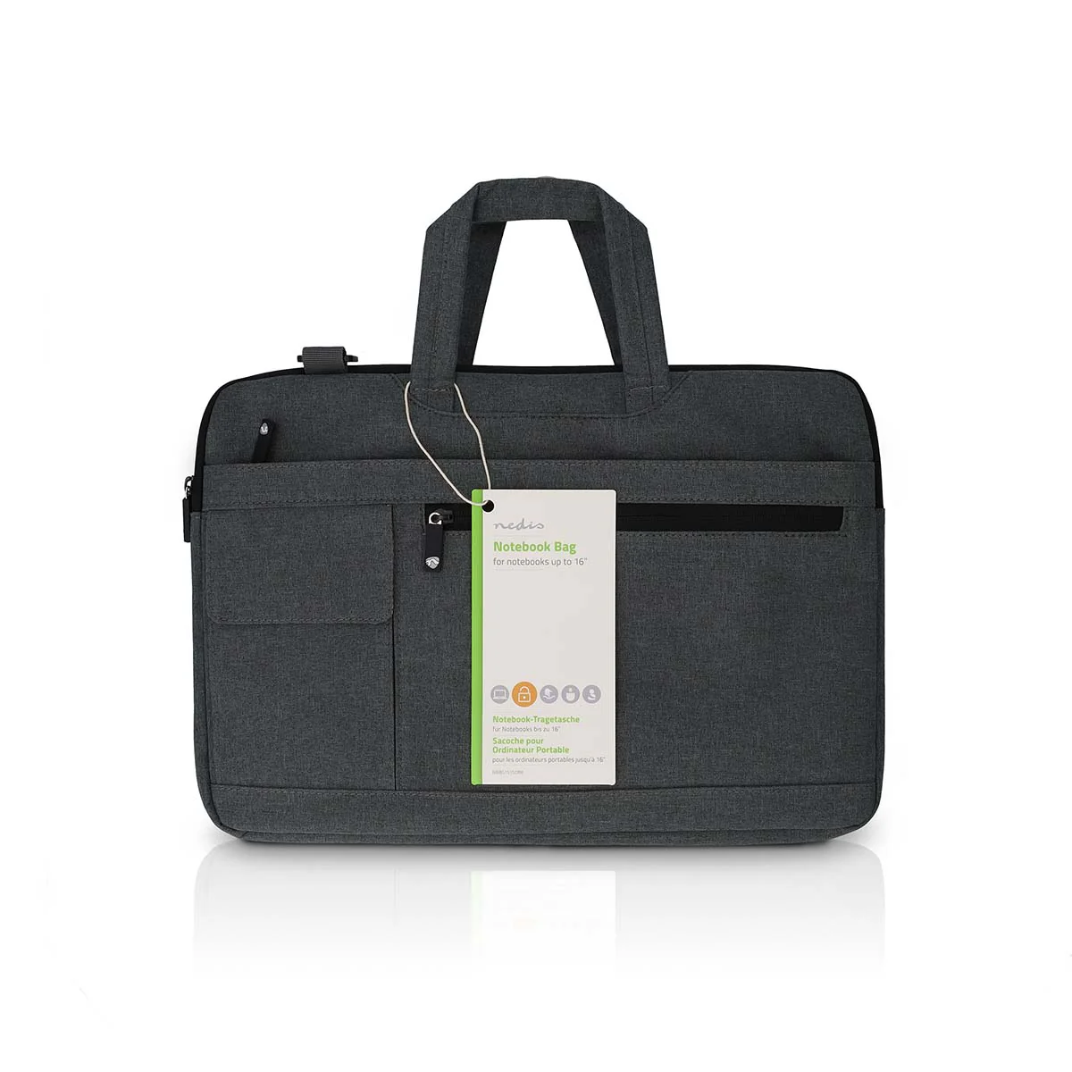 Notebook-Tas 15 - 16" - Draagriem - 8 Compartimenten - Image 6