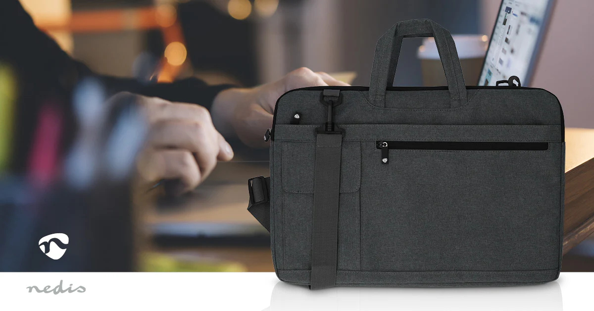 Notebook-Tas 17 - 18" - Draagriem - 8 Compartimenten - Image 7