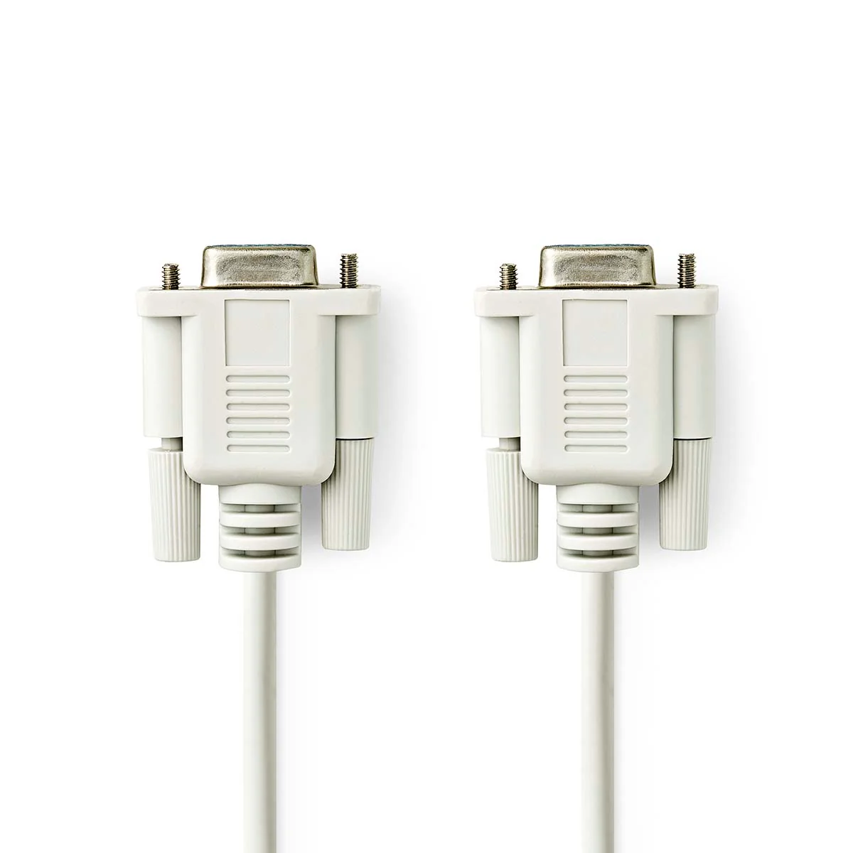 Nullmodemkabel D-SUB 9-Pins Female - D-SUB 9-Pins Female - Vernikkeld