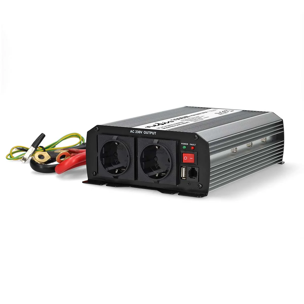 Omvormer Gemodificeerde Sinusgolf Apparaat stroomoutput: Type F (CEE 7/3) / USB-A - 230 V AC 50 Hz - 1000W