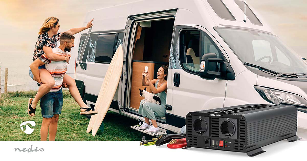 Omvormer Pure Sinusgolf Apparaat stroomoutput: Type F (CEE 7/3) / USB-A / 1x USB-C™ - 230 V AC 50 Hz - 1000W - Image 15