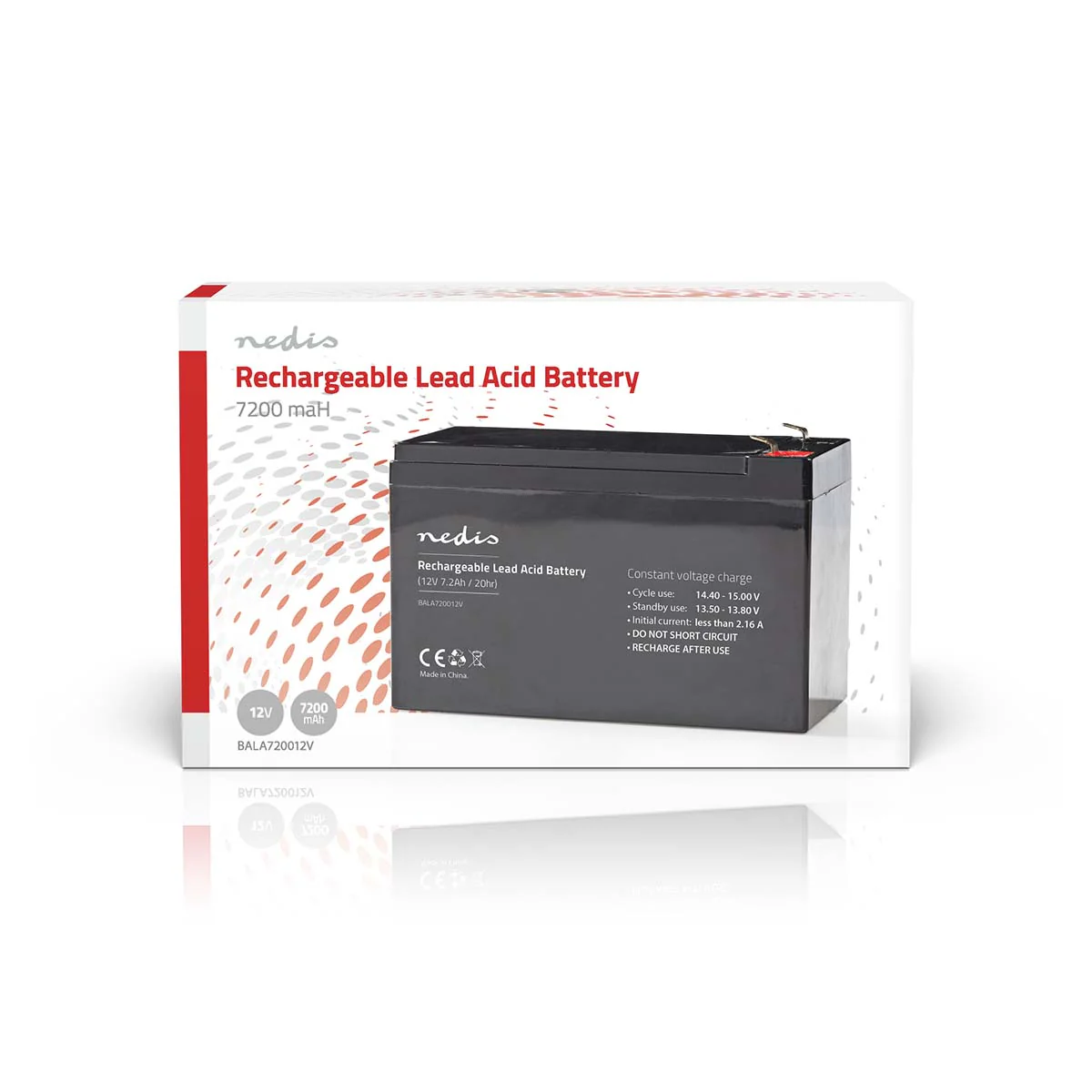 Oplaadbare Loodaccu Lead-Acid - Oplaadbaar - 12V - Image 6