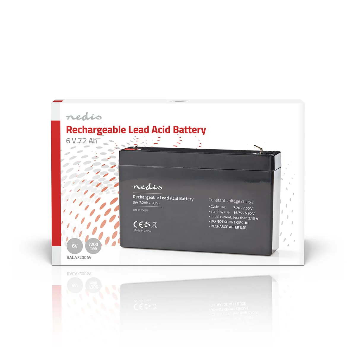 Oplaadbare Loodaccu Lead-Acid - Oplaadbaar - 6V - Image 5