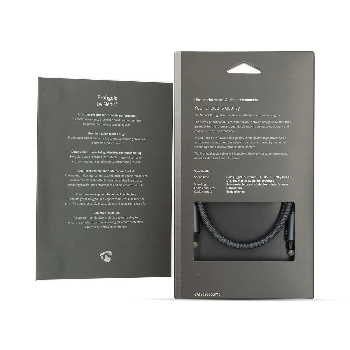 Optische Audiokabel TosLink Male - TosLink Male - Rond - Image 8